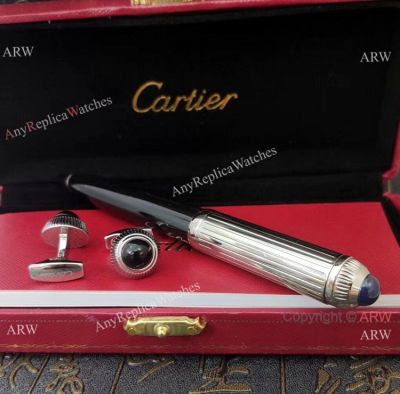 AAA Quality Copy Cartier Roadster Ballpoint and Cufflinks Set Gift
